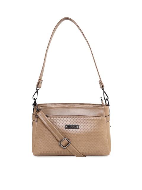 

ESBEDA Beige Textured PU Structured Sling Bag