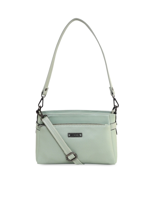 

ESBEDA Women Mint Green PU Structured Handheld/Cross Bag