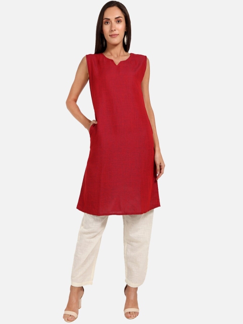 

SALWAR STUDIO Women Red Kurta