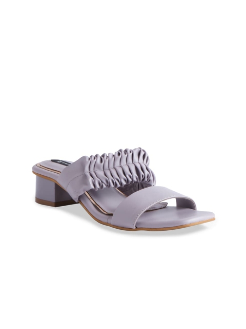 

ERIDANI Purple Block Heels