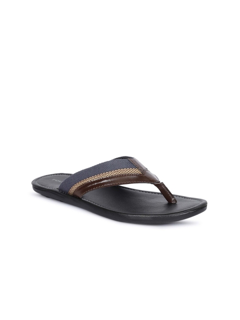 

FOUR STAR TRUCK SALES Men Black & Brown Thong Flip-Flops