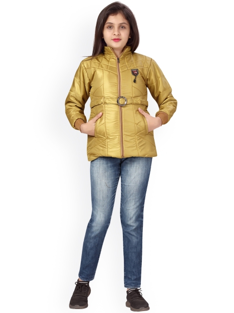 

Aarika Girls Yellow Puffer Jacket