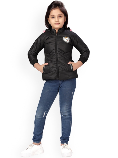 

Aarika Girls Black Puffer Jacket