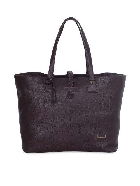 

Justanned Brown Leather Tote Bag