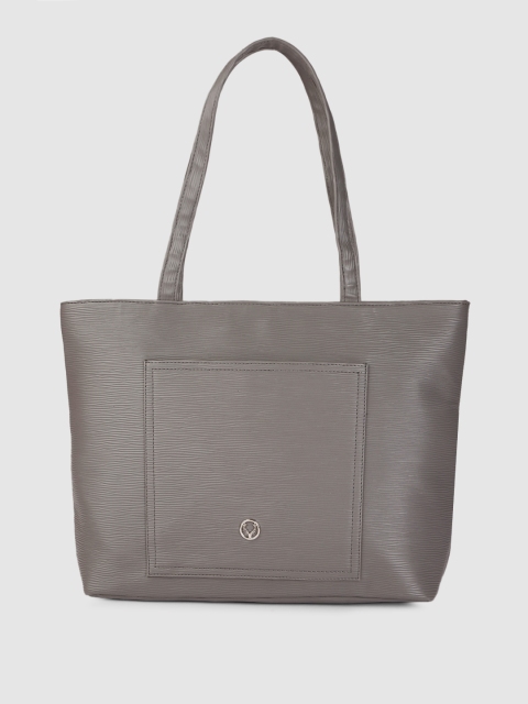

Allen Solly Grey Textured Shoulder Bag