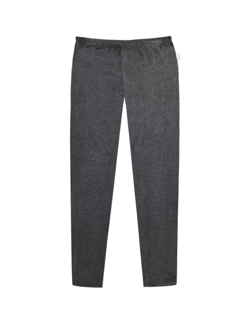 

milou Girls Grey Solid Pure Cotton Ankle Length Leggings