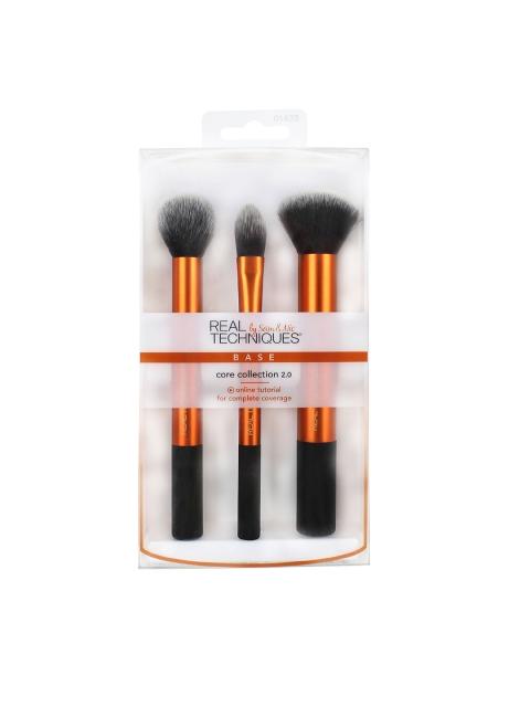 

Real Techniques Set of 3 Makeup Brushes, Copper