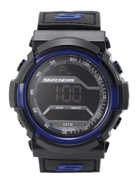 

Skechers Men Black Dial & Straps Flournoy Digital Watch SR1032, Grey