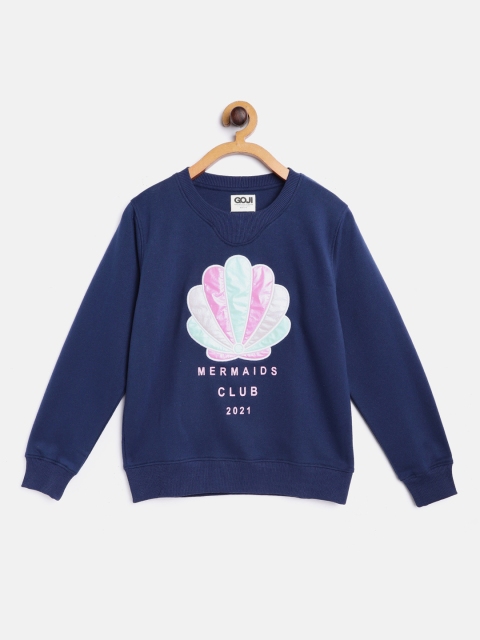 

GOJI Girls Navy Blue Sweatshirt