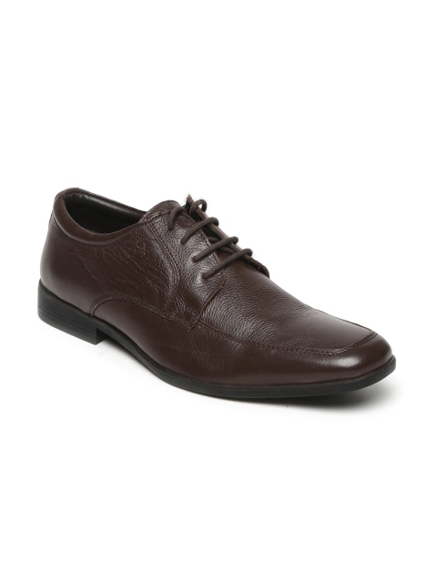 

Arrow Men Brown Leather Derby Shoes