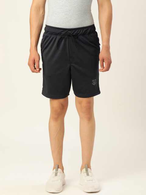

Sports52 wear Men Charcoal Grey Solid Sports Shorts