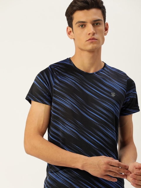 

Sports52 wear Men Multicoloured & Blue Colourblocked Training or Gym T-shirt, Multi
