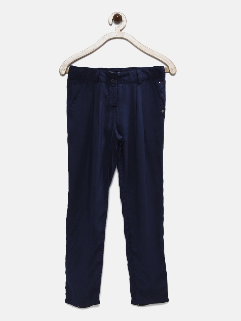 

Tommy Hilfiger Girls Navy Blue Casual Trousers