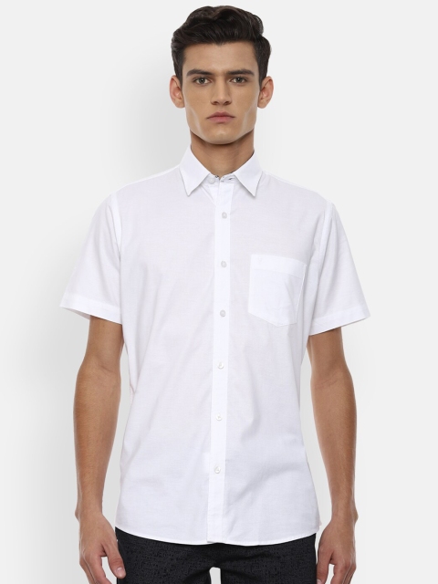 

Van Heusen Sport Men White Slim Fit Cotton Casual Shirt