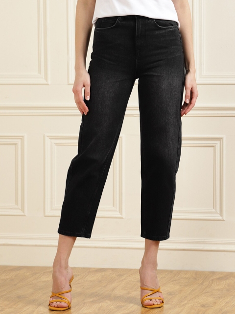

Ted Baker Women Black Straight Fit High-Rise Light Fade Jeans
