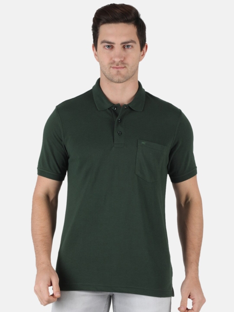 

Monte Carlo Men Green Polo Collar Regular Fit T-shirt