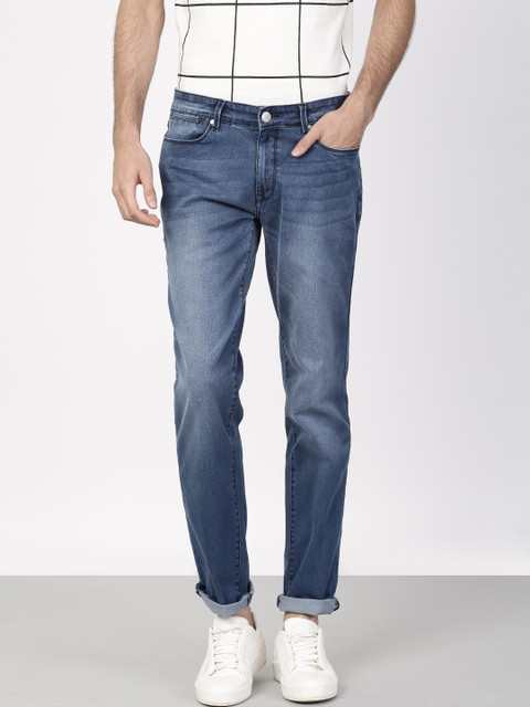 

ether Men Blue Slim Fit Stretchable Jeans