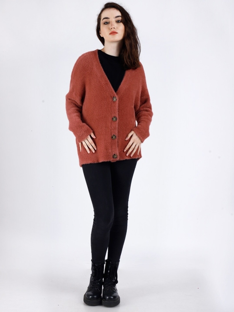 

NoBarr Women Peach-Coloured Cardigan