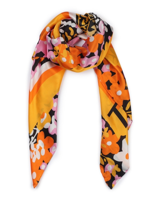 

Ted Baker Women Black & Pink Printed Scarf