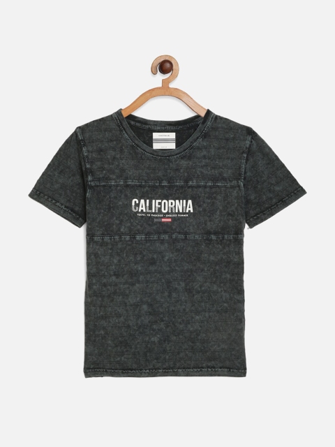 

Octave Boys Olive Green Cotton T-shirt