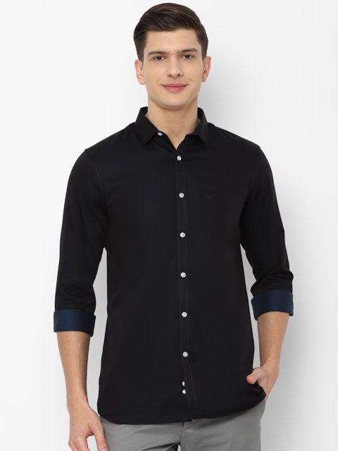 

Allen Solly Men Black Slim Fit Cotton Casual Shirt