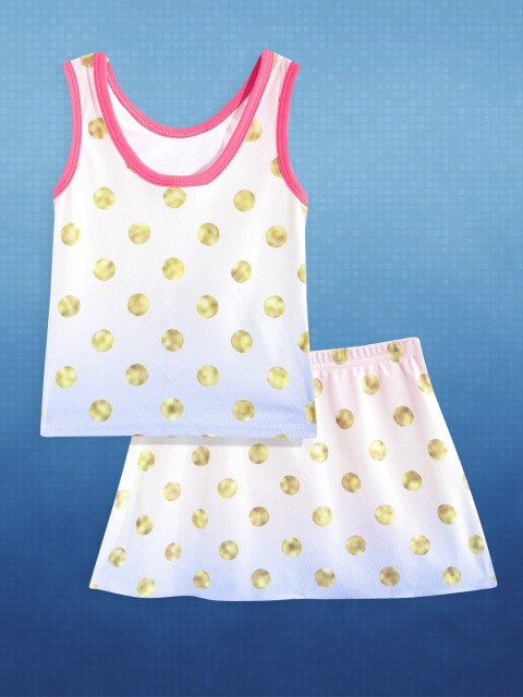 

Moms Love Girls Yellow & Blue Ombre Print UPF 40+ 2-Piece Swim Set