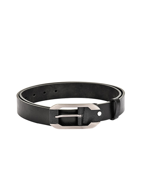 

BuckleUp Men Black Leather Belt