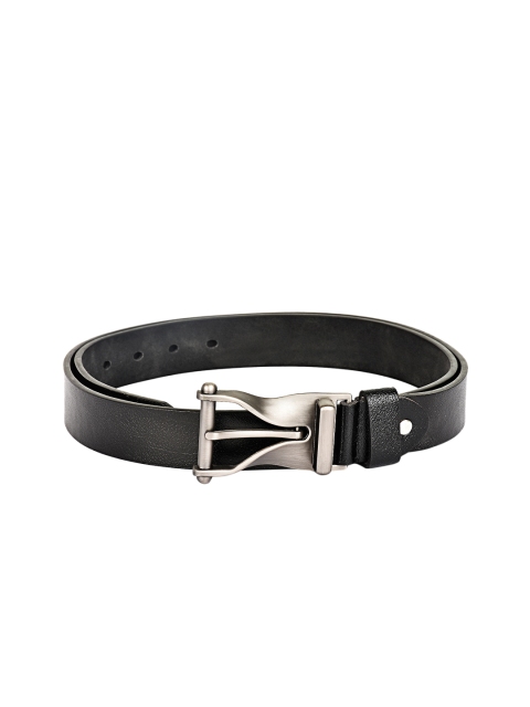 

BuckleUp Men Black Leather Belt