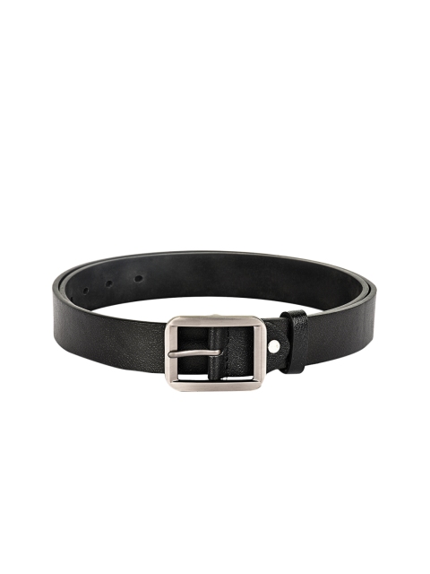 

BuckleUp Men Black Leather Belt