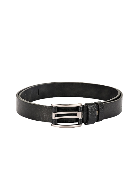 

BuckleUp Men Black Leather Belt