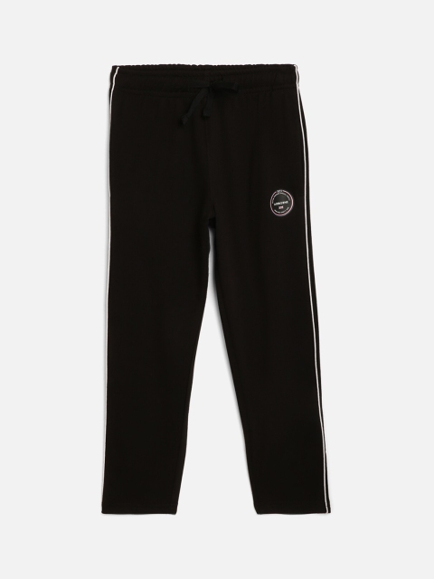 

Octave Boys Black Solid Track Pants