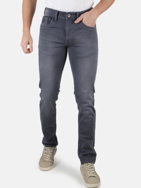 

Monte Carlo Men Grey Narrow Slim Fit Light Fade Stretchable Jeans