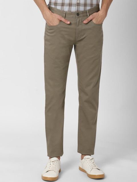 

Peter England Casuals Men Brown Slim Fit Chinos Trousers