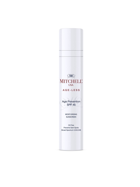 

MITCHELL USA Age-Less SPF 45 Age Prevention Moisturising Sunscreen - 50 ml, White