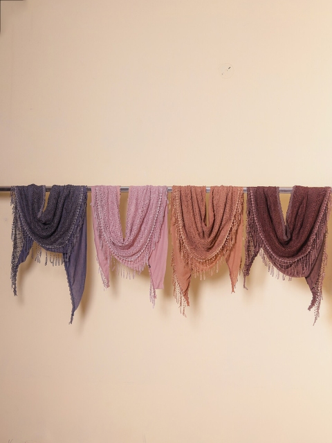 

DIVA WALK EXCLUSIVE Women Set Of 4 Multicoloured Scarf, Multi