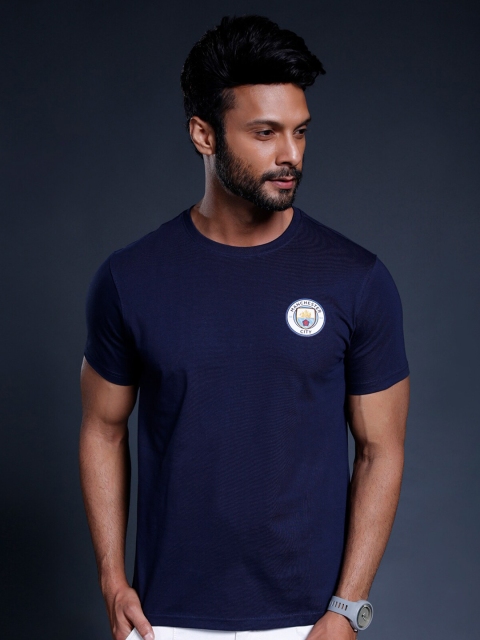 

Manchester City FC Men Navy Blue Manchester City: Badge T-Shirt