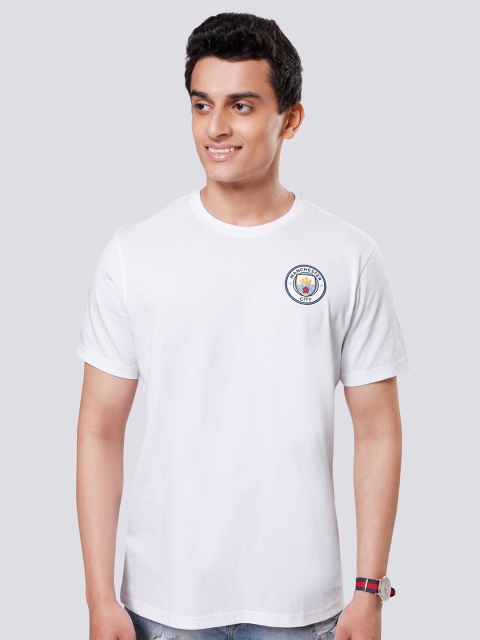 

Manchester City FC Men White Manchester City: Badge T-Shirt