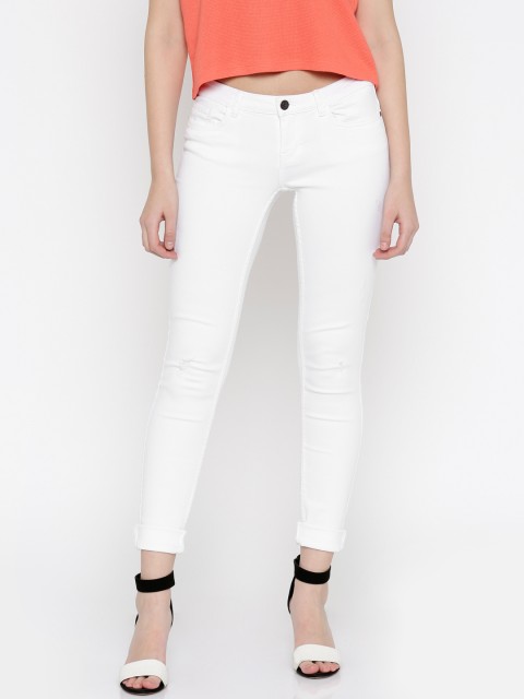 

Vero Moda Women White Stretchable Jeans