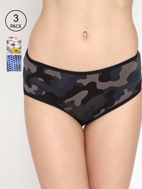 

Skidlers Women Pack Of 3 Assorted Bikini Briefs