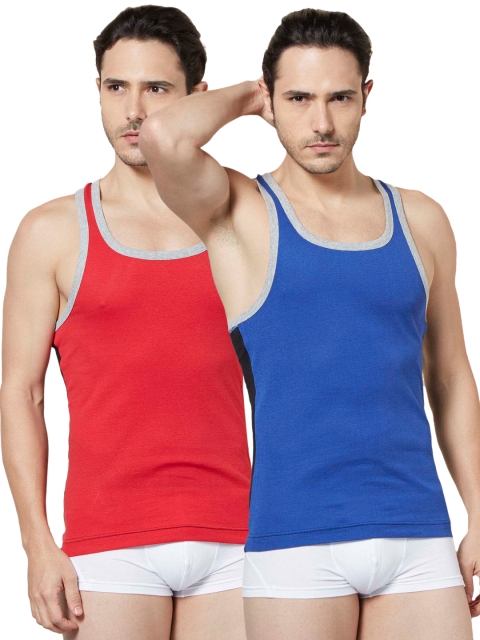 

Tuna London Pack of 2 Innerwear Vests, Blue