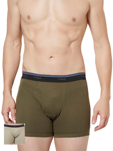 

Tuna London Men Pack of 2 Trunks TTM22SKOLV_L, Beige