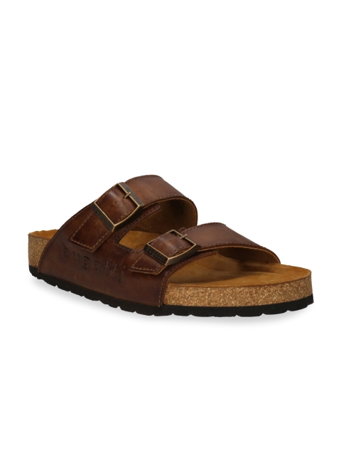 

Bugatti Men Brown Leather Shoe-Style Sandals