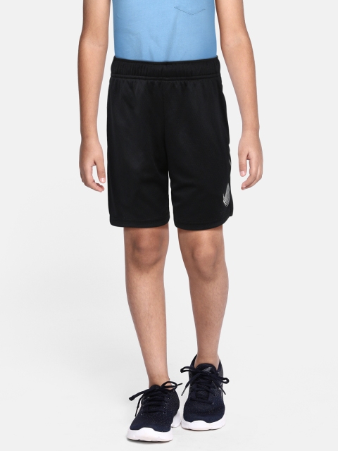 

Nike Boys Black Solid Dri-Fit Trophy Training Shorts