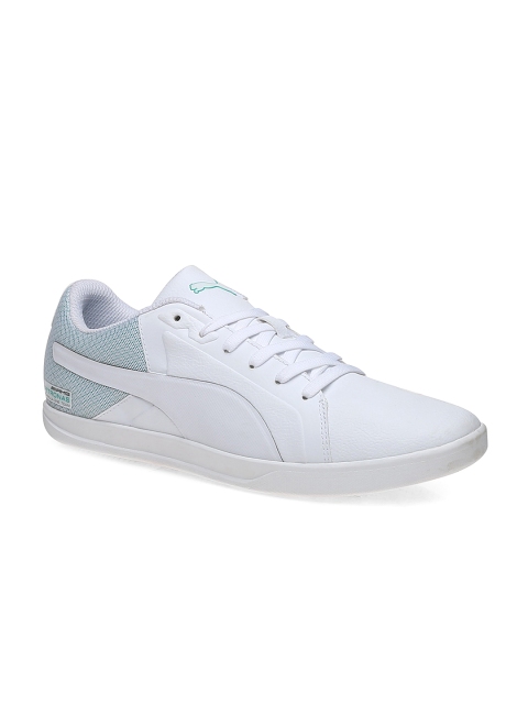 

Puma Men White Solid MAMGP Court Sneakers