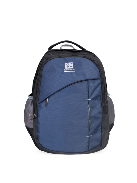 

Polo Class Unisex Blue & Black Textured Backpack