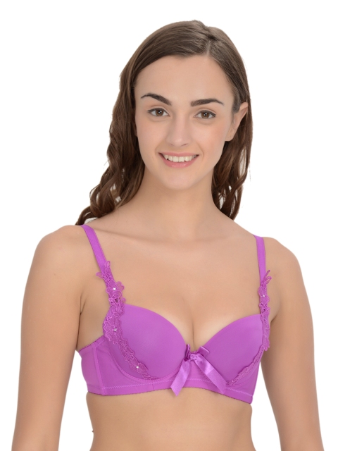 

Da Intimo Purple Push-Up Bra DI-745