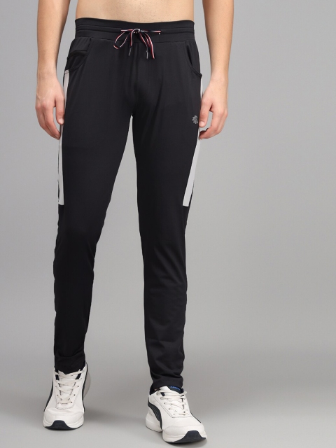 

Gallus Men Black & Grey Colourblocked Track Pant