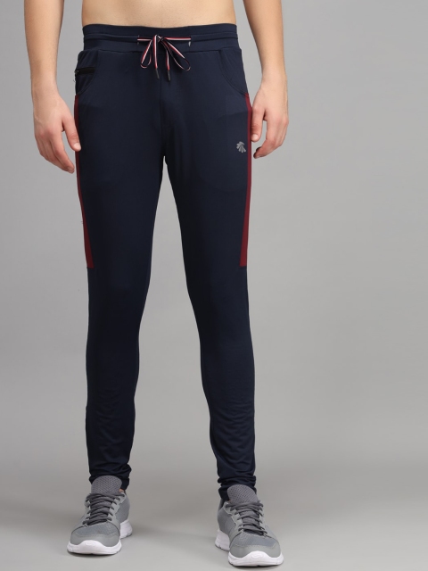 

Gallus Men Navy Blue Solid Dry-Fit Track Pant
