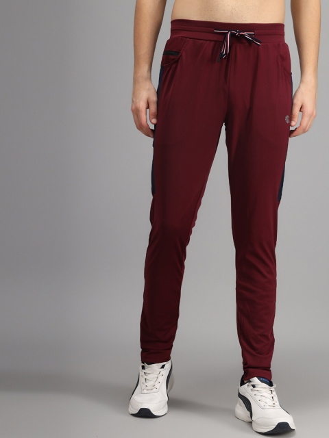 

Gallus Men Maroon Solid Dry Fit Sports Track Pants