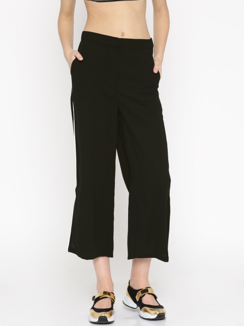 

Vero Moda Women Black Solid Regular Fit Formal Trousers